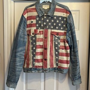 Ralph Lauren Denim Supply American Flag Jean Jacket
